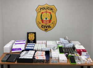 PCDF prende suspeito e apreende canetas emagrecedoras e anabolizantes
