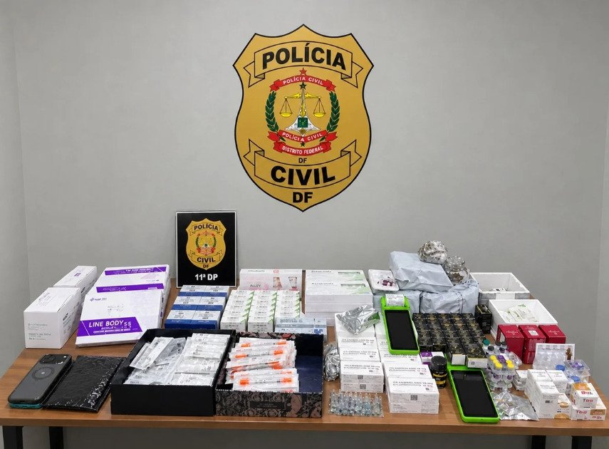 PCDF prende suspeito e apreende canetas emagrecedoras e anabolizantes