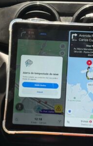 Waze alerta para tempestade de neve em diferentes regiões do Brasil, relatam usuários