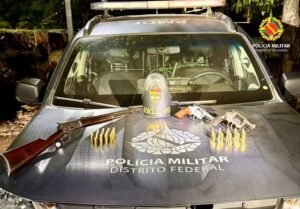 Dono de bar é detido após polícia encontrar armas e munições em Brazlândia