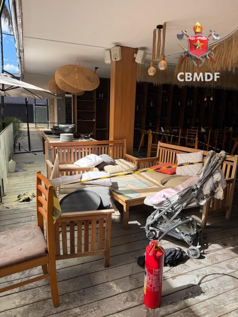 Duas pessoas e uma criança sofrem queimaduras em restaurante no Cruzeiro
