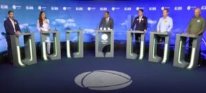 Entre propostas e cobranças, candidatos expõem caminhos para o DF em debate da Record