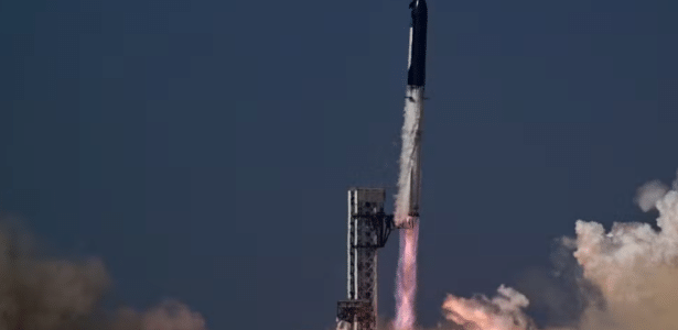 SpaceX se prepara para lançar 1º voo orbital do megafoguete Starship