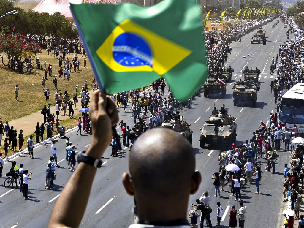 Orientações para acompanhar o desfile de 7 de setembro em Brasília