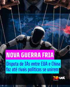 Disputa de IAs entre EUA e China faz até rivais políticos se unirem