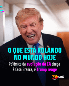 Polêmica sobre evolução da IA chega à Casa Branca, e Trump reage