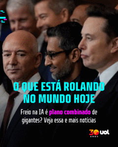 O que está rolando hoje: gigantes são acusadas de combinarem freio na IA