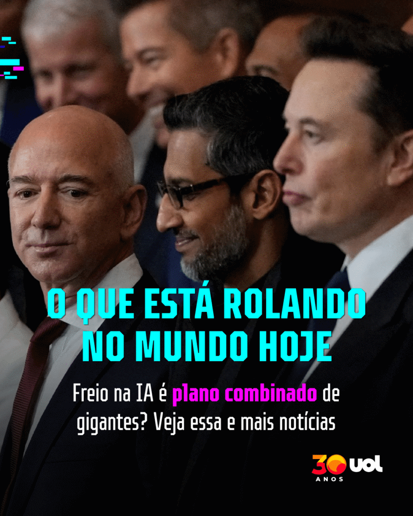 O que está rolando hoje: gigantes são acusadas de combinarem freio na IA