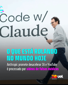 O que está rolando hoje: médicos criados por IA fazem o YouTube ser multado
