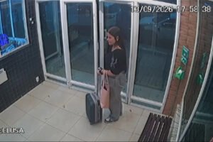 Câmeras registram últimos momento de estudante encontrada morta em pátio de condomínio