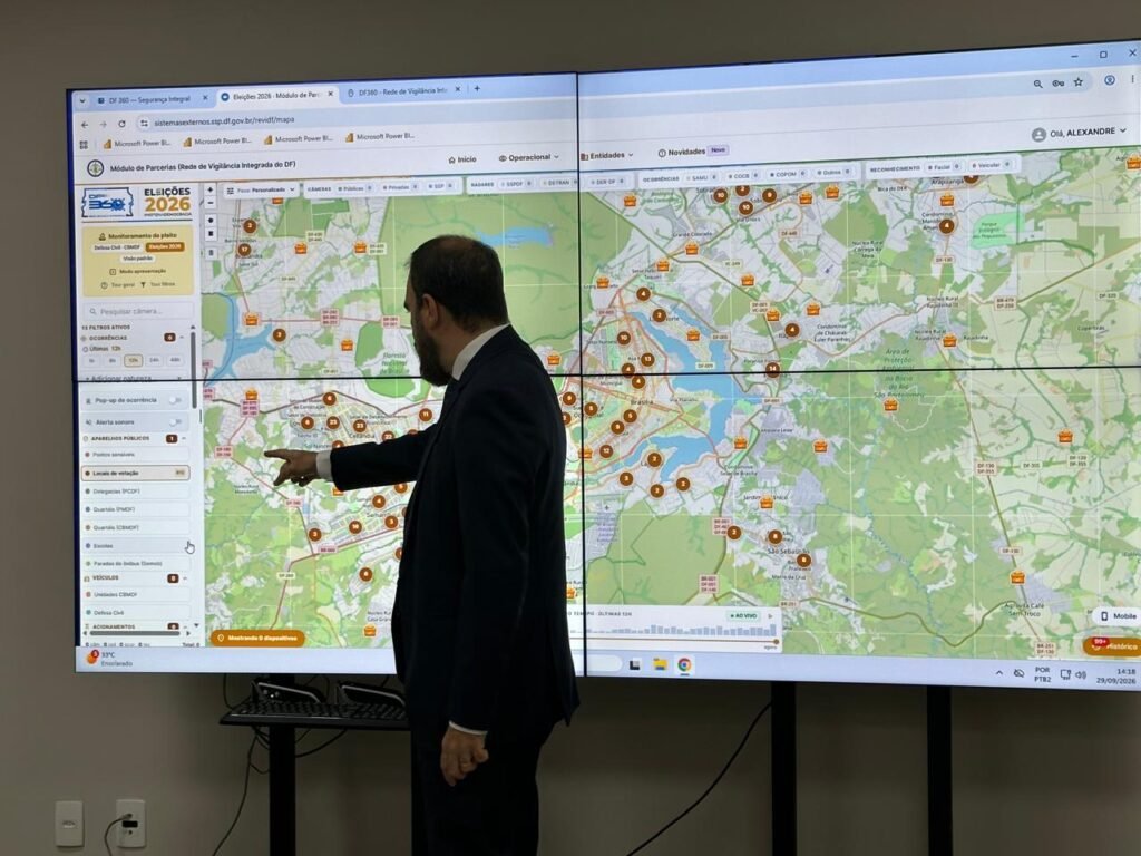 DF 360 permite integrar câmeras particulares à rede de segurança pública