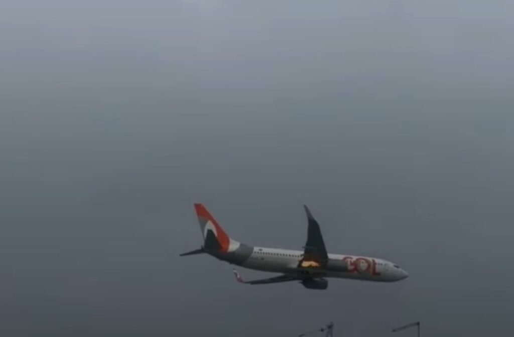 Avião da Gol que seguia para SP retorna ao Recife após incidente em um dos motores