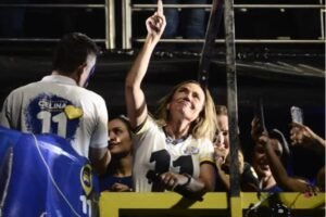Celina Leão, governadora reeleita do Distrito Federal nas eleições de 2026.