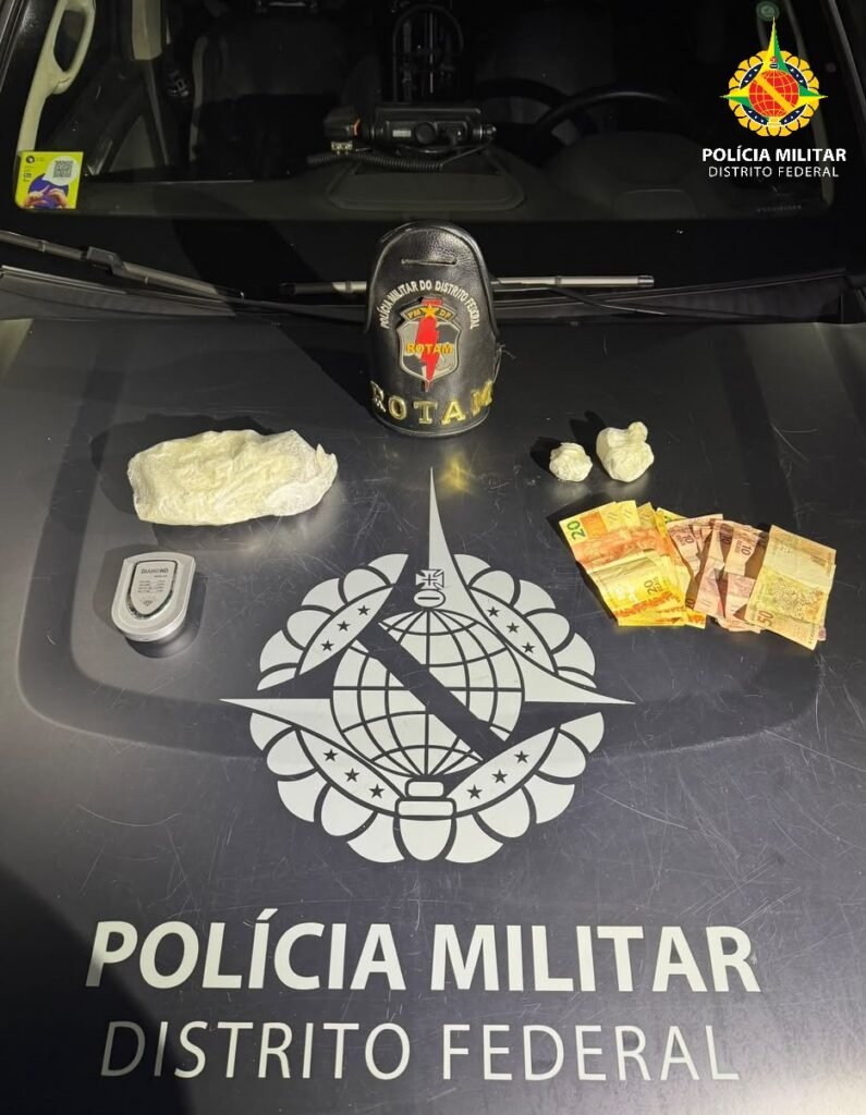 ROTAM apreende mais de 500 gramas de cocaína e haxixe em Ceilândia