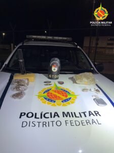 PMDF apreende 2 kg de skunk em imóvel no Setor Habitacional Água Quente