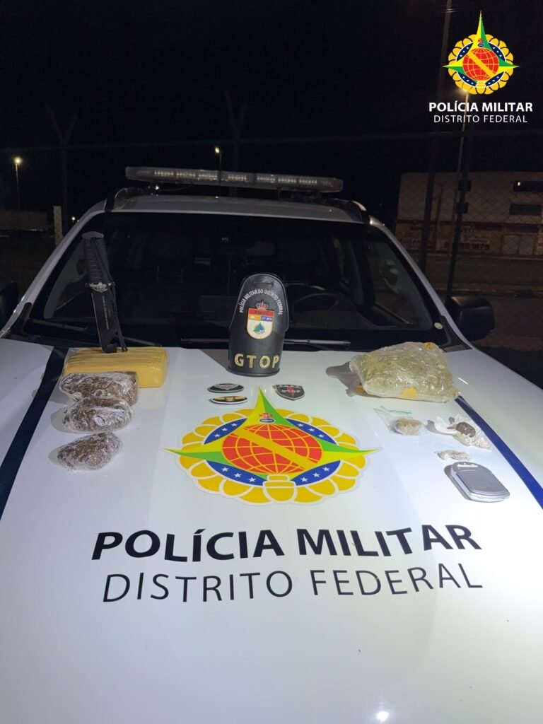 PMDF apreende 2 kg de skunk em imóvel no Setor Habitacional Água Quente
