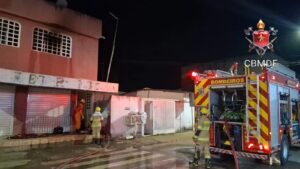 Incêndio atinge apartamento em Planaltina e deixa homem ferido