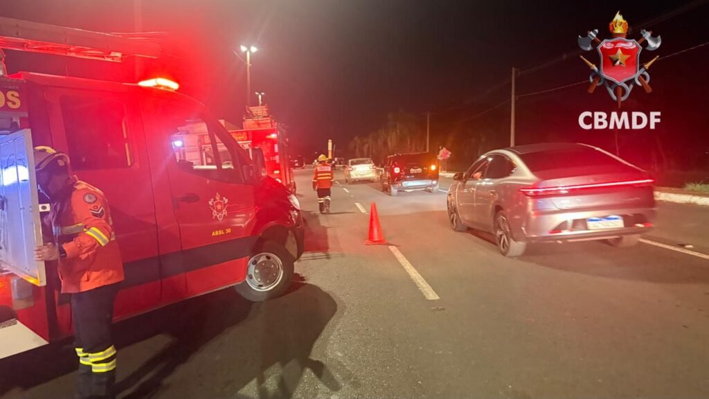 Homem de 35 anos morre após cair de motocicleta na Ponte JK