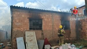 Incêndio atinge residência no Arapoanga, em Planaltina