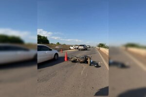Motociclista é arremessado de viaduto em Goiânia e fica gravemente ferido