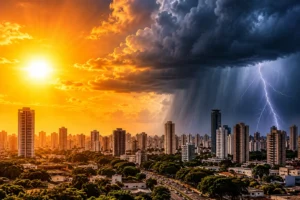 Goiás pode ter calor de 41°C e temporais na semana