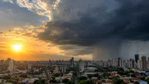 Previsão do tempo para a semana em Goiânia tem calor de 37°C e temporais