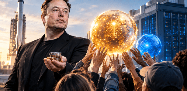 Por que Musk e Anthropic planejam doar ações ao povo