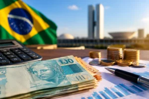Inflação e juros elevados pressionam o orçamento das famílias e desafiam a economia brasileira (Arte: Glauber Mattos)