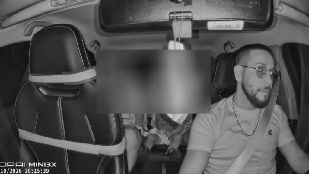 Criança abre porta de carro por aplicativo durante corrida em Goiás