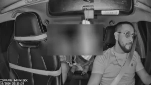 Criança abre porta de carro por aplicativo durante corrida em Goiás
