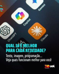 Texto, criar imagem e programar: qual ferramenta de IA serve para você?