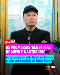 Por que Musk e Anthropic estão 'dividindo a riqueza' das empresas?